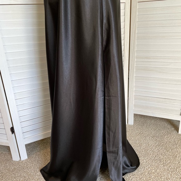 Birdy Grey Women's Size S Black Jay Maxi Dress Adjustable Straps Formal Prom - Picture 5 of 15